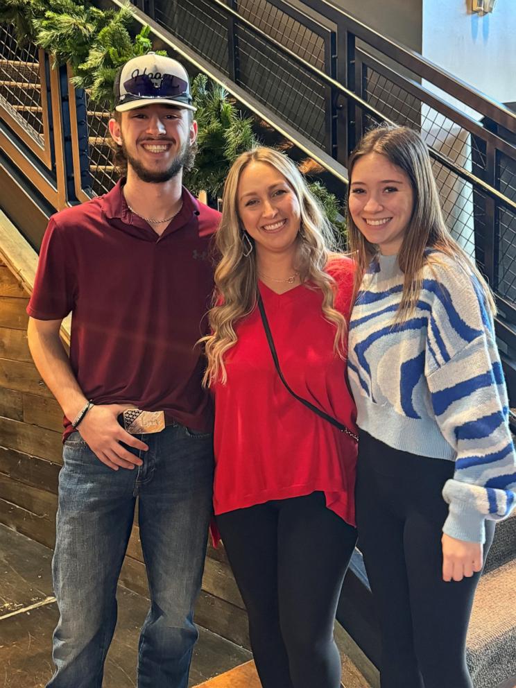 PHOTO: Connor Barba, 18, is pictured with his mom Megan Barnett and sister Haley.