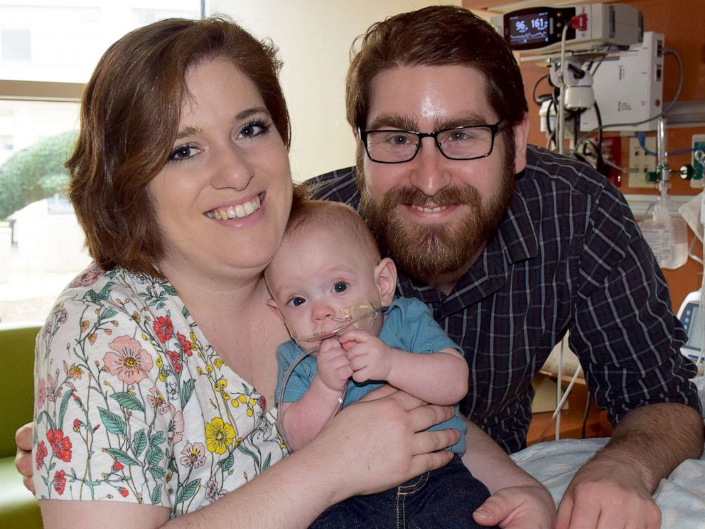 PHOTO: Connor Florio of Danbury, Connecticut, born weighing less than 11 ounces, was discharged from Blythedale Childrens Hospital in New York, April 9, 2019.
