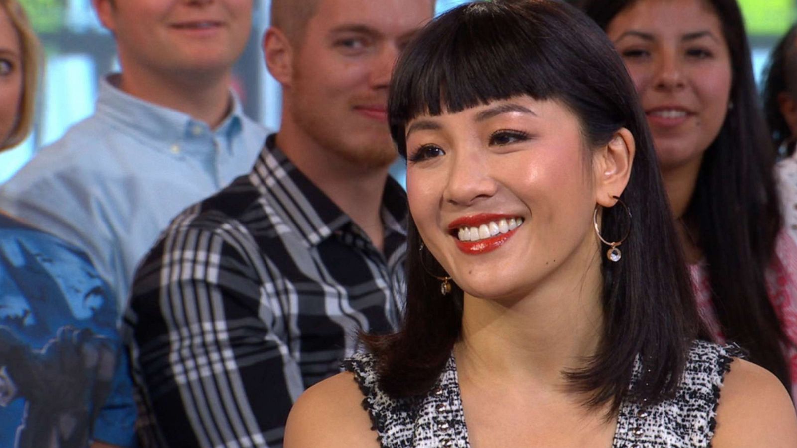 PHOTO: Constance Wu joins "Good Morning America" to talk about her new movie "Hustlers," Sept. 4, 2019.