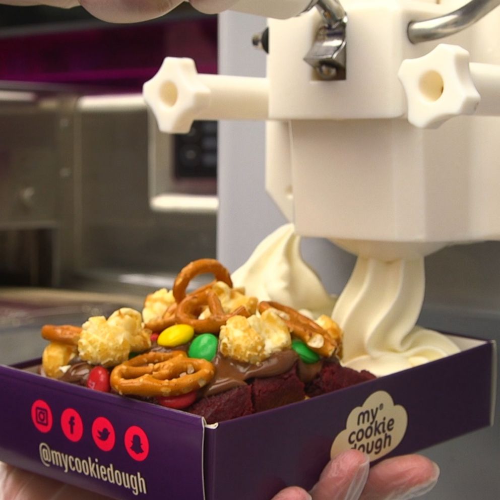 VIDEO: This indulgent dessert puts a new spin on cookie dough trend