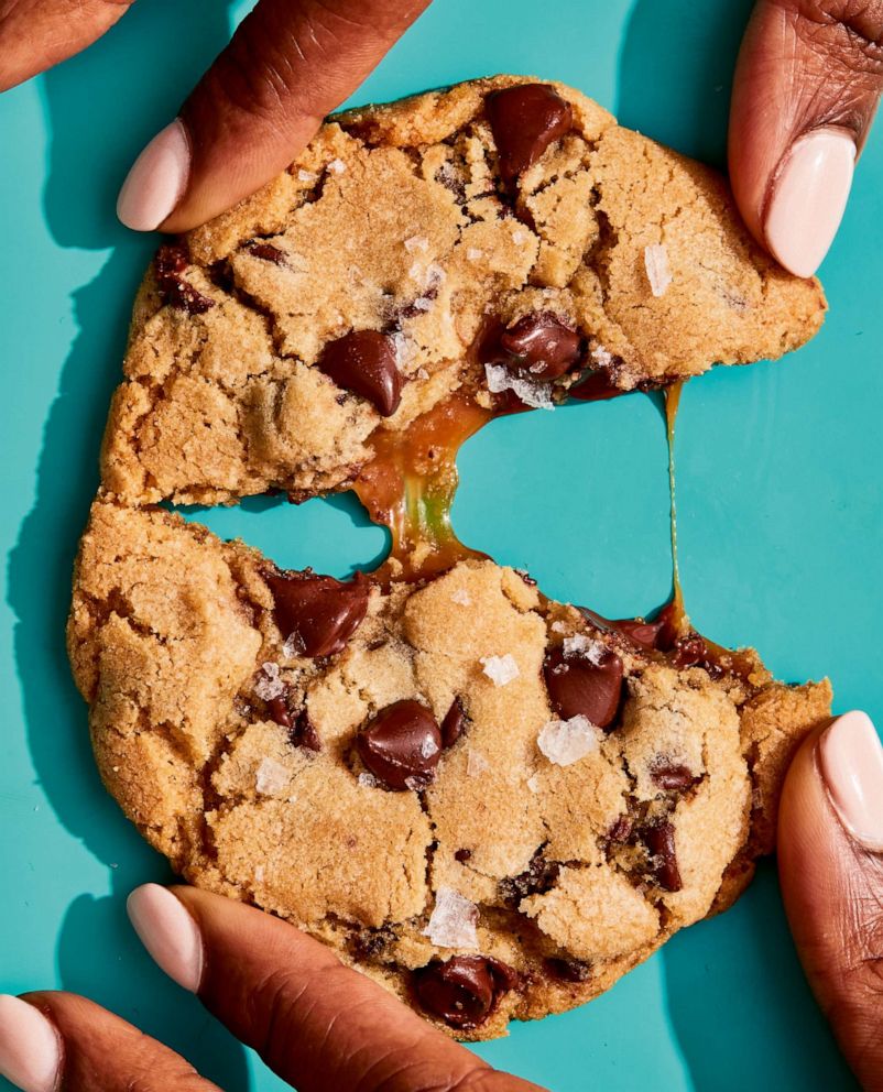 PHOTO: Salted caramel chocolate chip cookies.