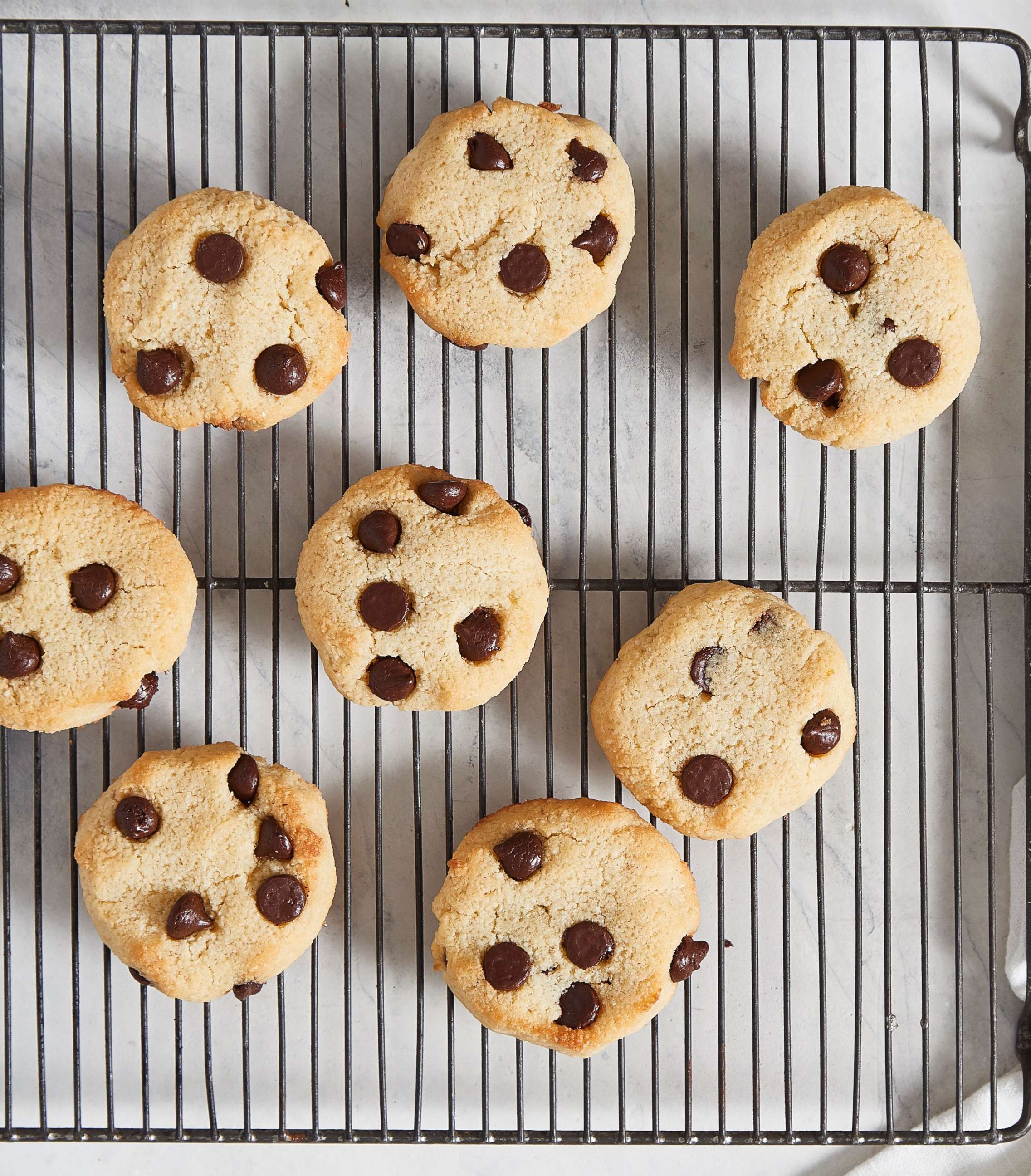 PHOTO: Chewy chocolate chip cookies by Jen Fisch of KetoIntheCity.com.
