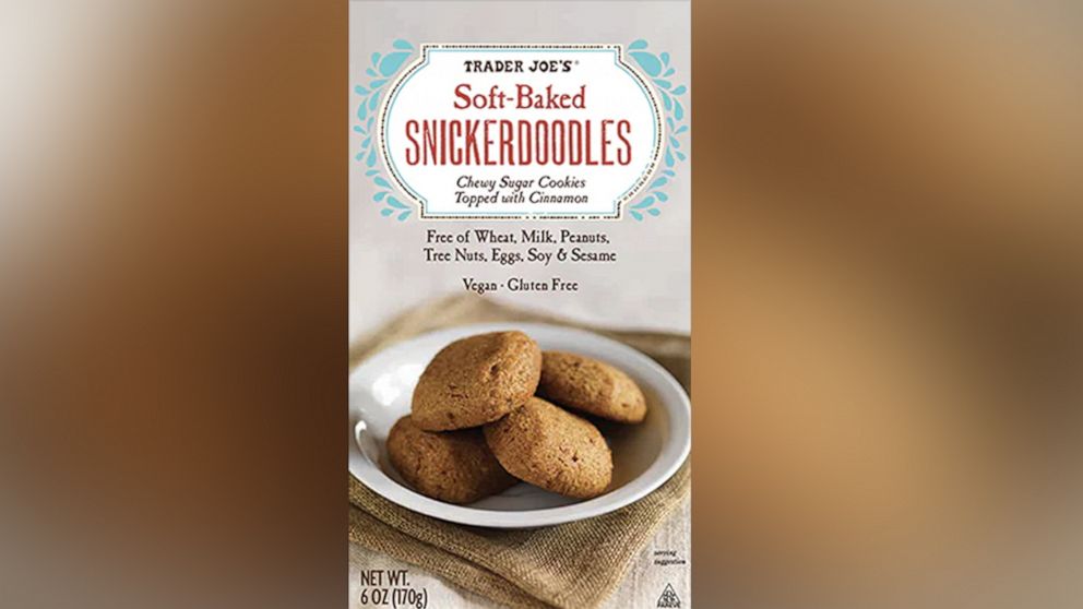 Trader Joe's Soft-Baked Snickerdoodles cookies have been recalled by "Trader Joes."