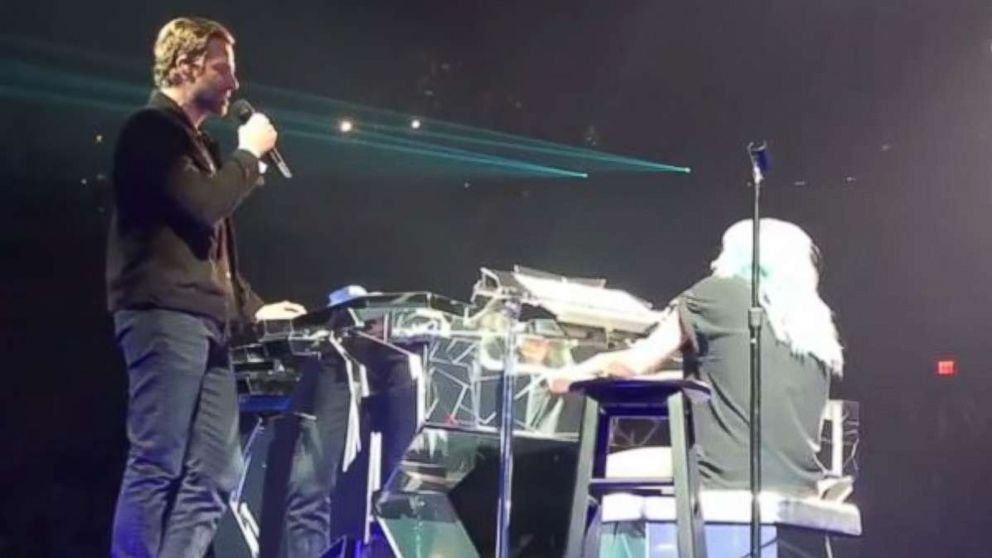 VIDEO: Gaga brought Bradley Cooper on stage as a surprise during her Las Vegas show to raucous applause.