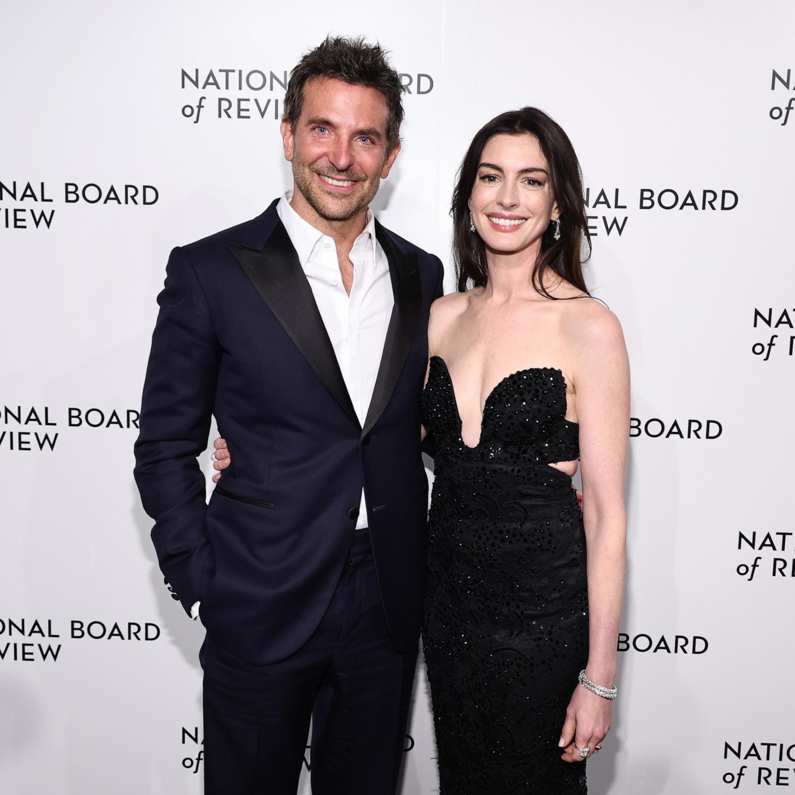 PHOTO: Bradley Cooper and Anne Hathaway attend the National Board Of Review 2024 Awards Gala, Jan. 11, 2024, in New York.
