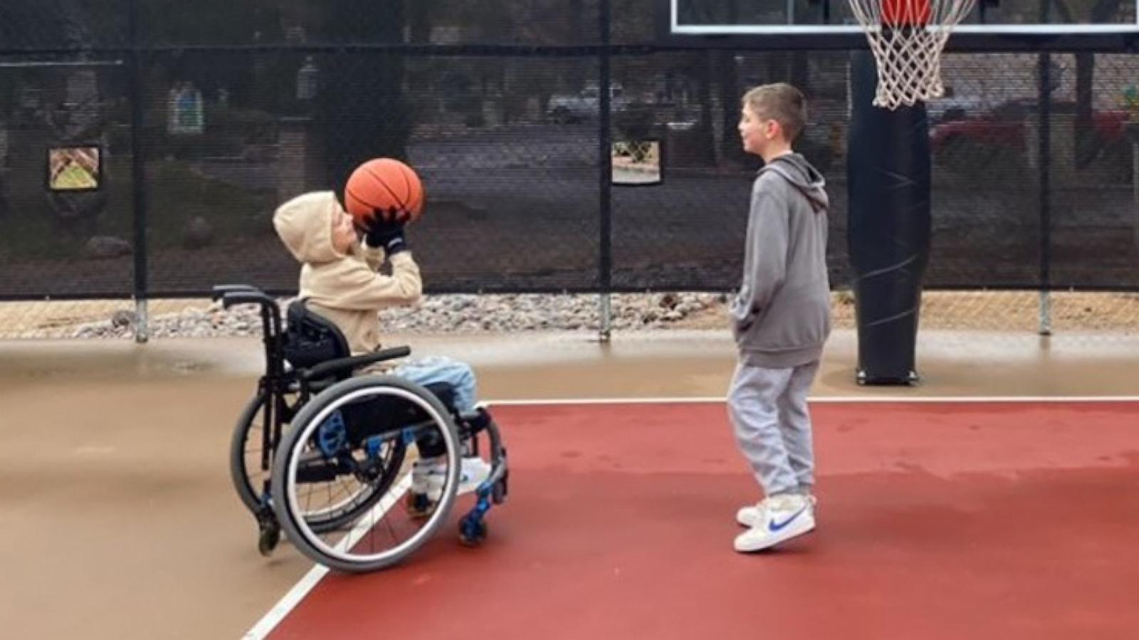 PHOTO: Cooper Roberts, 10, of Illinois, was paralyzed in the July 4, 2022, shooting in Highland Park, Ill.