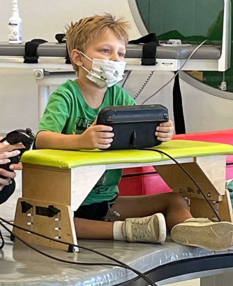 PHOTO: Cooper Roberts is pictured while recovering from injuries sustained in the July 4, 2022, shooting at a parade in Highland Park, Ill.