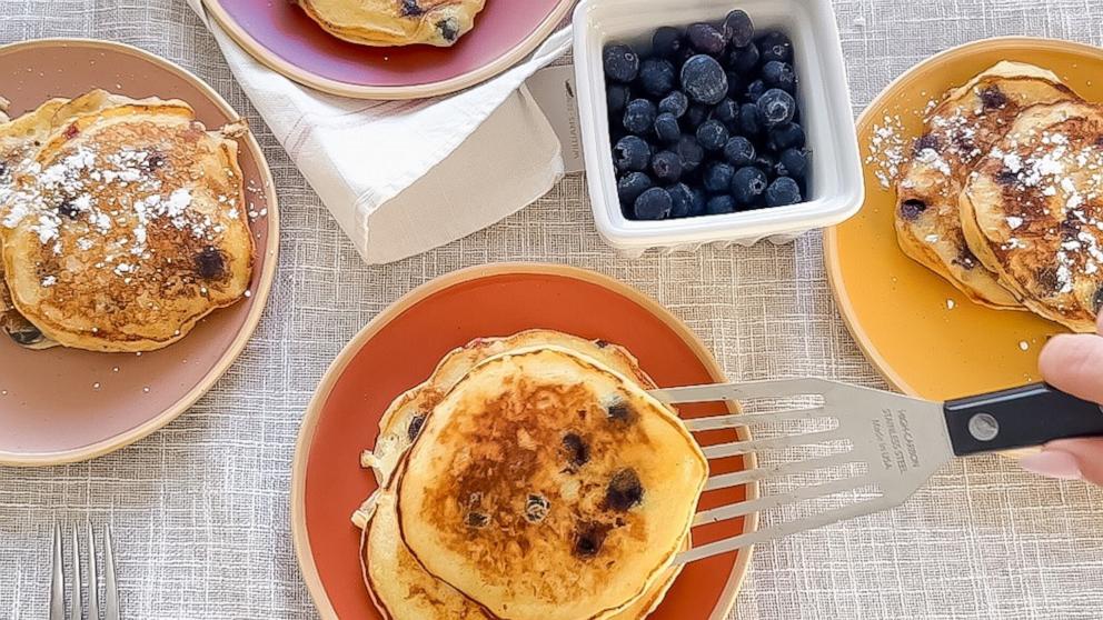Corn pancakes.