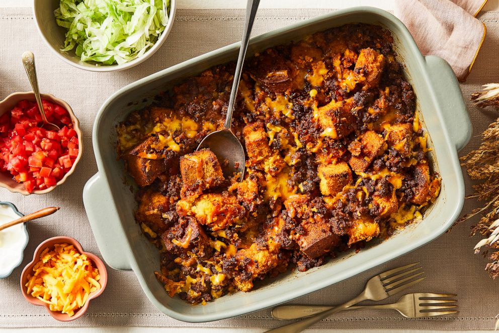 PHOTO: Sohla El-Waylly's Taco Bell-inspired stuffing.