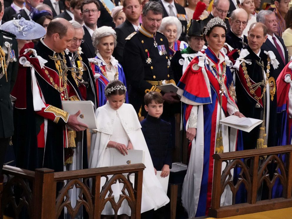 Princes William, Harry keep their distance at King Charles' coronation ...