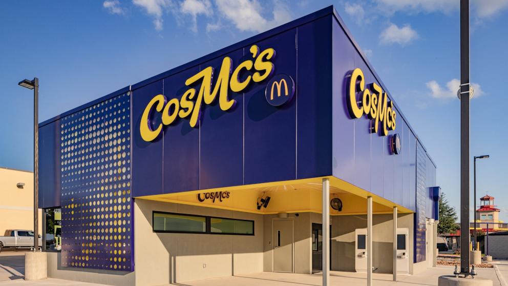 PHOTO: CosMc's, a new beverage focused concept and extension of the McDonald's universe, has officially opened.