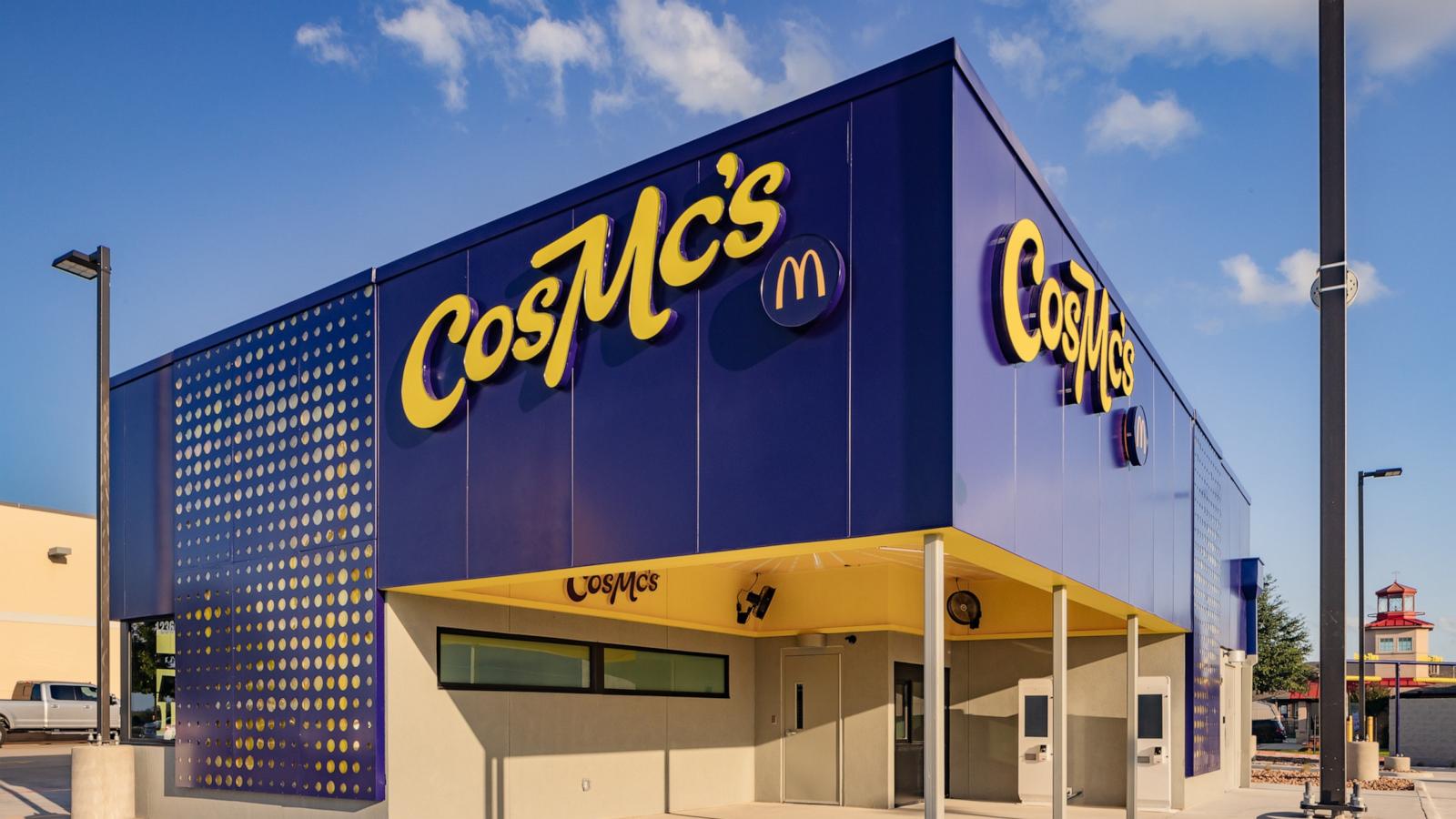 PHOTO: CosMc's, a new beverage focused concept and extension of the McDonald's universe, has officially opened.