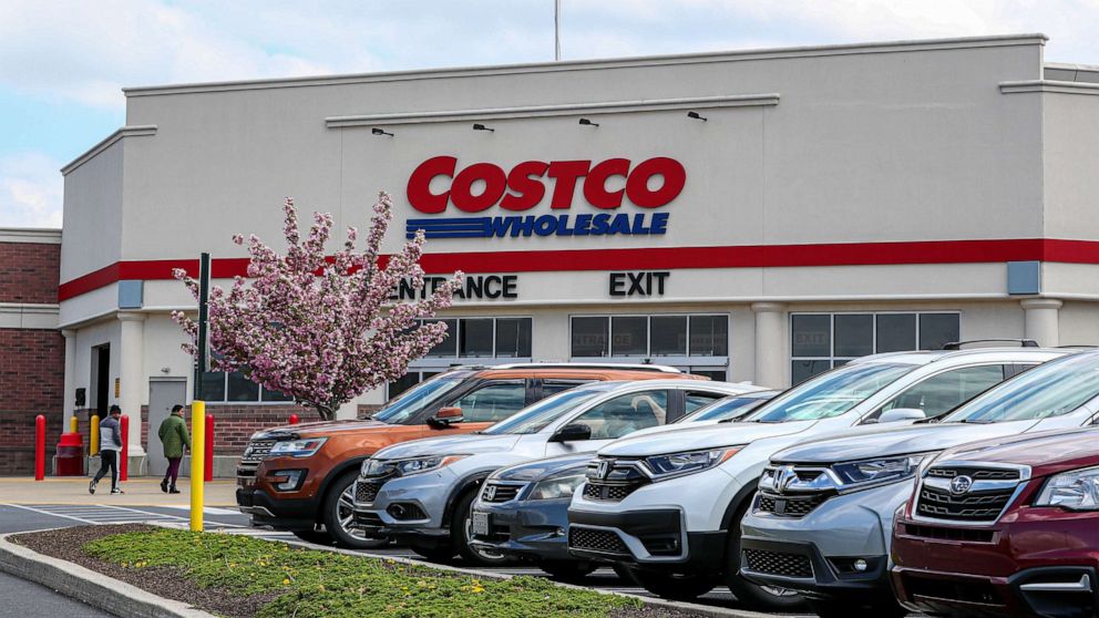 PHOTO: An exterior view of the Costco Wholesale club at the Paxton Towne Centre near Harrisburg, Pennsylvania, April 18, 2023.