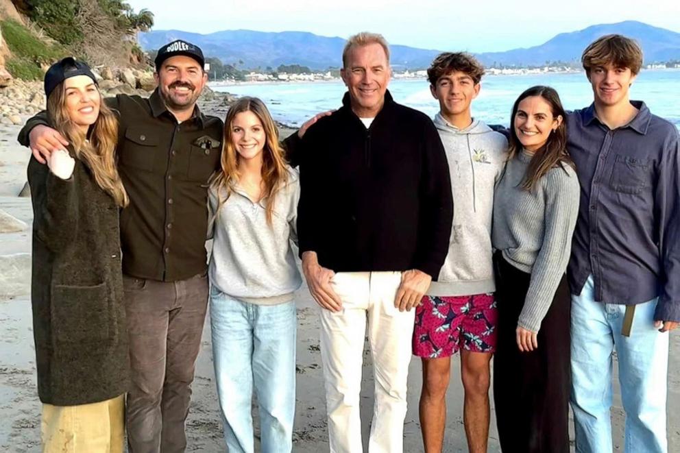 PHOTO: Kevin Costner and some of his children are seen in an undated photo Costner shared to Instagram on Dec. 2, 2024.