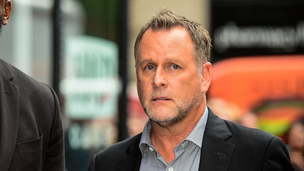 PHOTO: Dave Coulier leaves the "AOL Build" taping at the AOL Studios, Sept. 18, 2017, in New York.