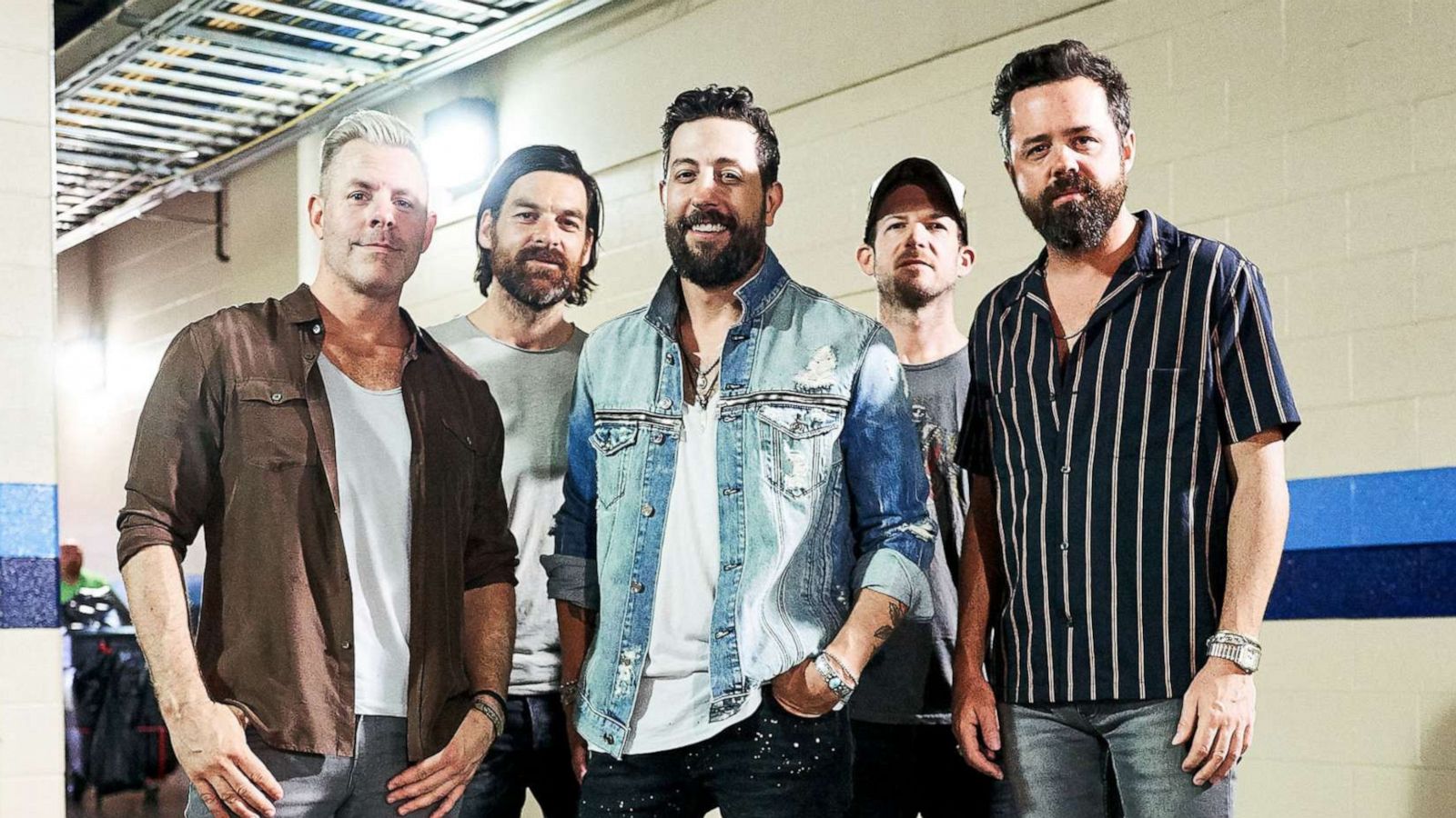 PHOTO: Geoff Sprung, Trevor Rosen, Matthew Ramsey, Whit Sellers and Brad Tursi of Old Dominion attend the CMA Music Festival in Nashville, June 9. 2019.