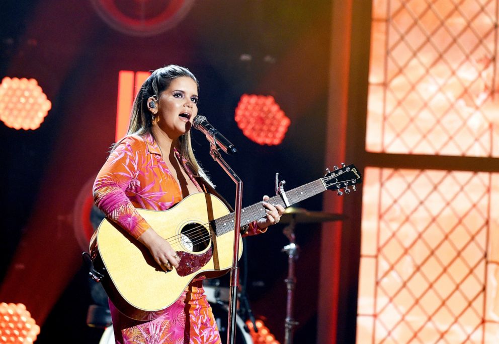 PHOTO: Maren Morris performs onstage in Nashville, Tenn., Aug. 26, 2020.