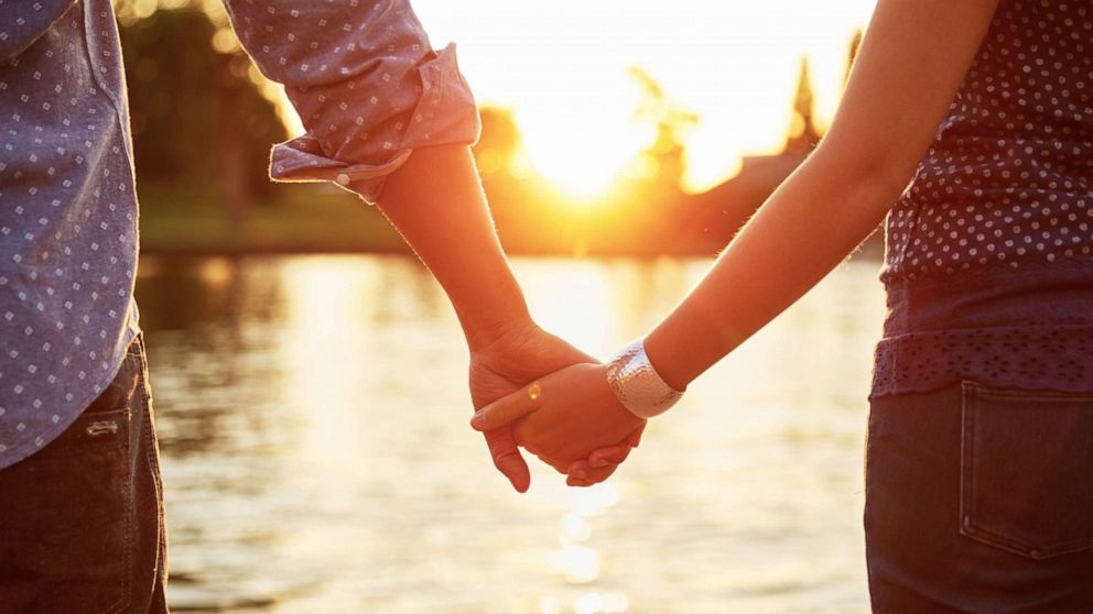 PHOTO: A couple holds hands in this undated stock photo.
