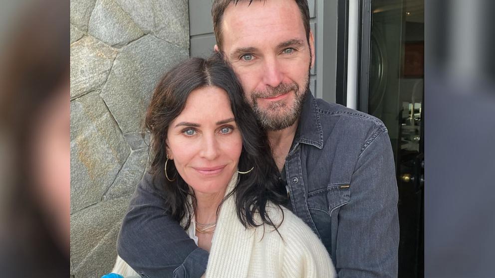 PHOTO: Courteney Cox wished her boyfriend Johnny McDaid a happy birthday in a post to her Instagram account.