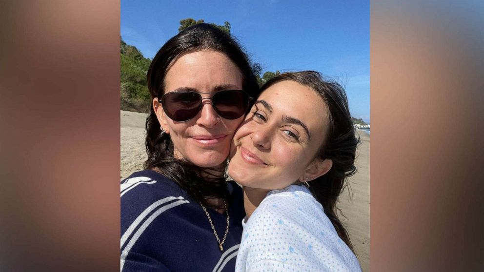 PHOTO: Courteney Cox embraces her daughter Alexis Arquette in an image posted to Cox's instagram account celebrating Coco's 18th birthday on June 14, 2022.