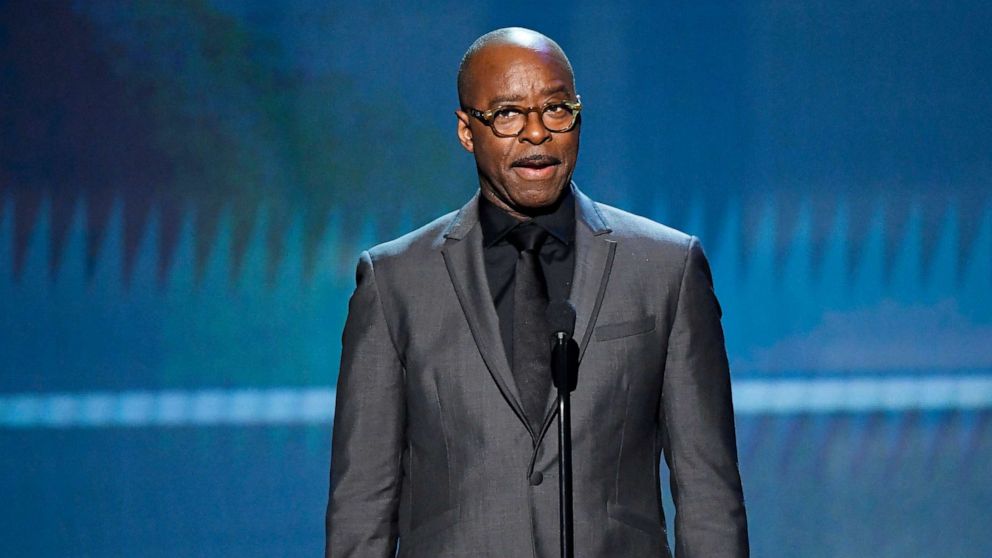 PHOTO: Courtney B. Vance speaks onstage at the 26th annual Screen Actors' Guild awards at the Shrine Auditorium, Jan. 19, 2020, in Los Angeles.