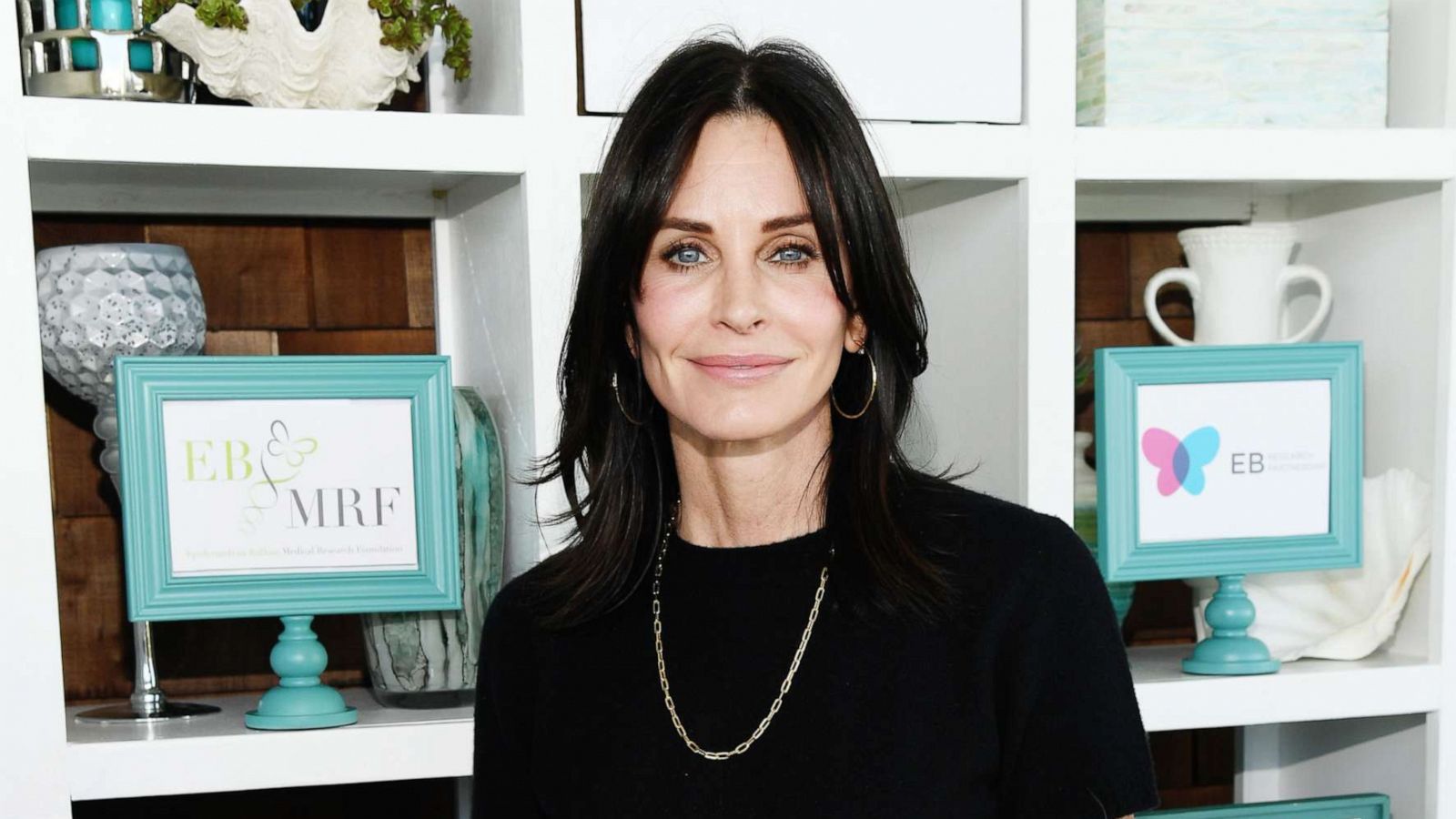 PHOTO: Courteney Cox attends ROCK4EB!, Oct. 6, 2019, in Malibu, Calif.