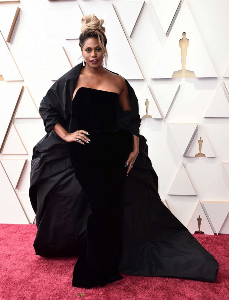 The Best Black Gowns from the 2022 Oscars Red Carpet