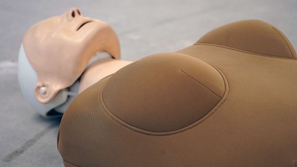CPR dummy attachment with breasts could help save women's lives - GMA thumbnail