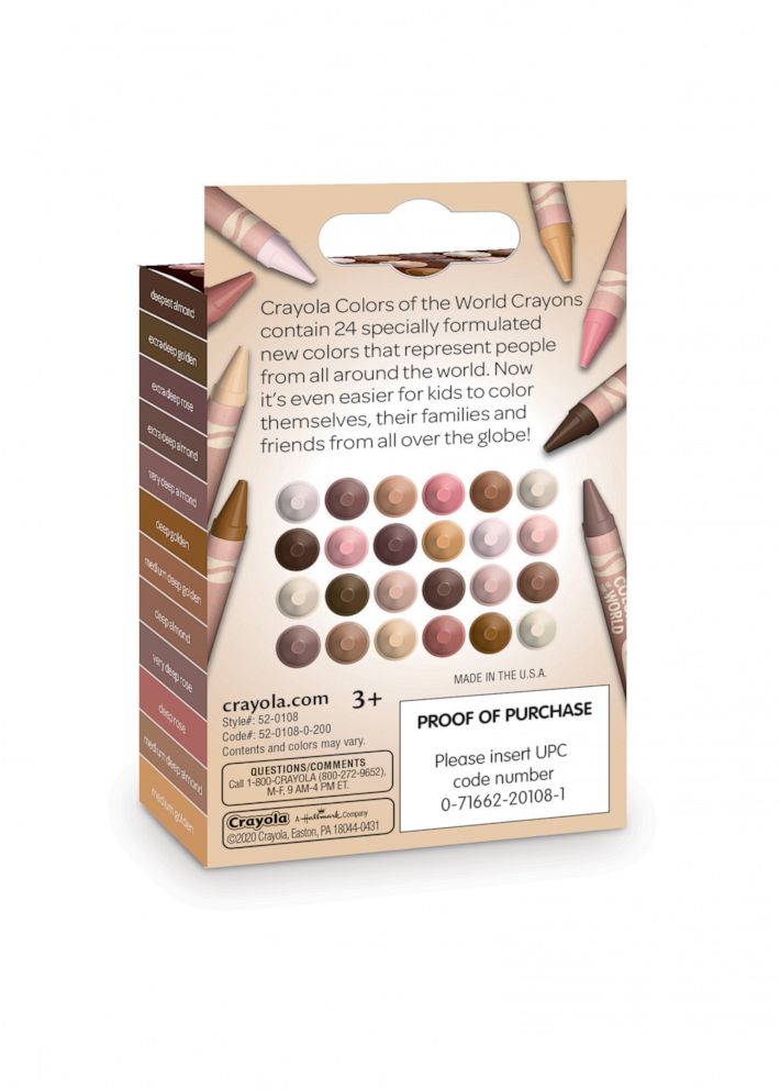 Crayola launches 'Colors of the World' skin tone-inspired crayon colors