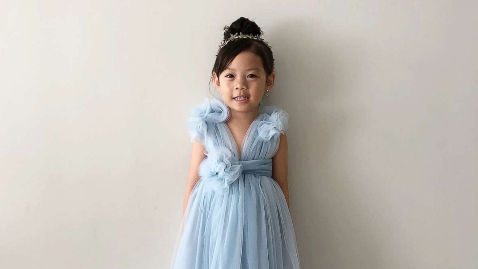 PHOTO: Ha Truong made two outfits for her daughter based on the movie, "Crazy Rich Asians."