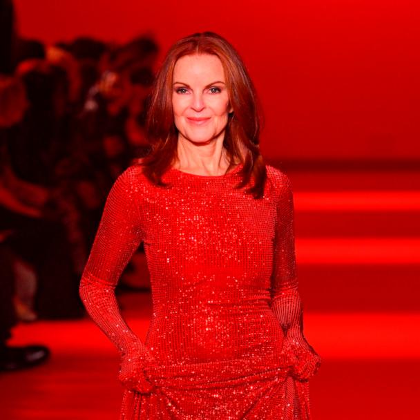 Desperate Housewives' star Marcia Cross makes runway debut at