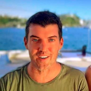PHOTO: Dustin Leonard and Helena Franczak were rescued by the crew of the Carnival Splendor in the South Pacific.