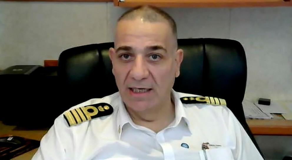 PHOTO: Captain Eduardo Ferrone of the Carnival Splendor.