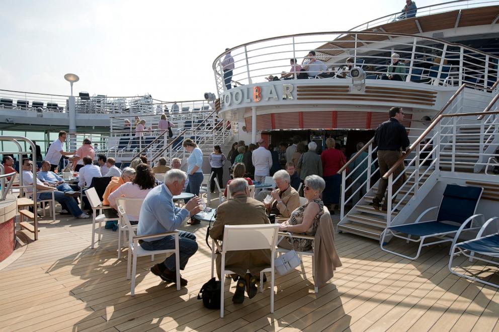 PHOTO: In this undated file photo, the pool bar on Deck 11 is shown on the Freedom of the Seas Cruise Ship, which is part of the Royal Caribbean International Cruise Line.