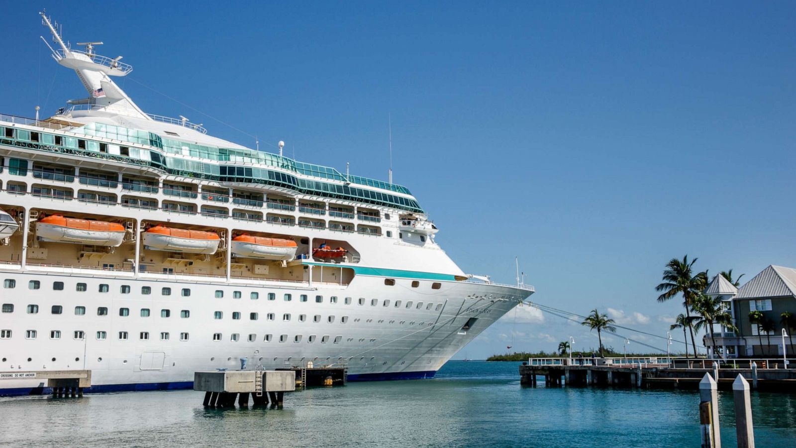 PHOTO: In this undated file photo, a cruise ship is docked in Key West, Fla.