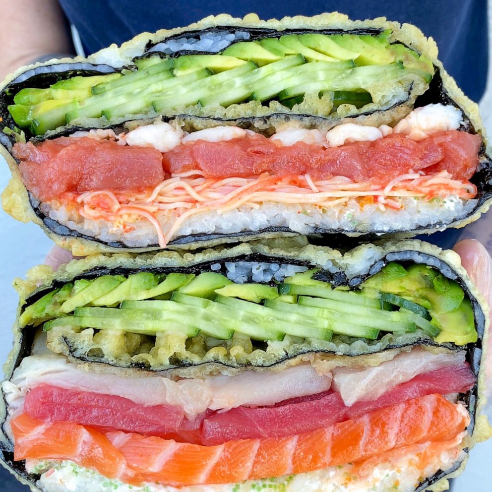VIDEO: Take a bite out of this sushi crunch wrap