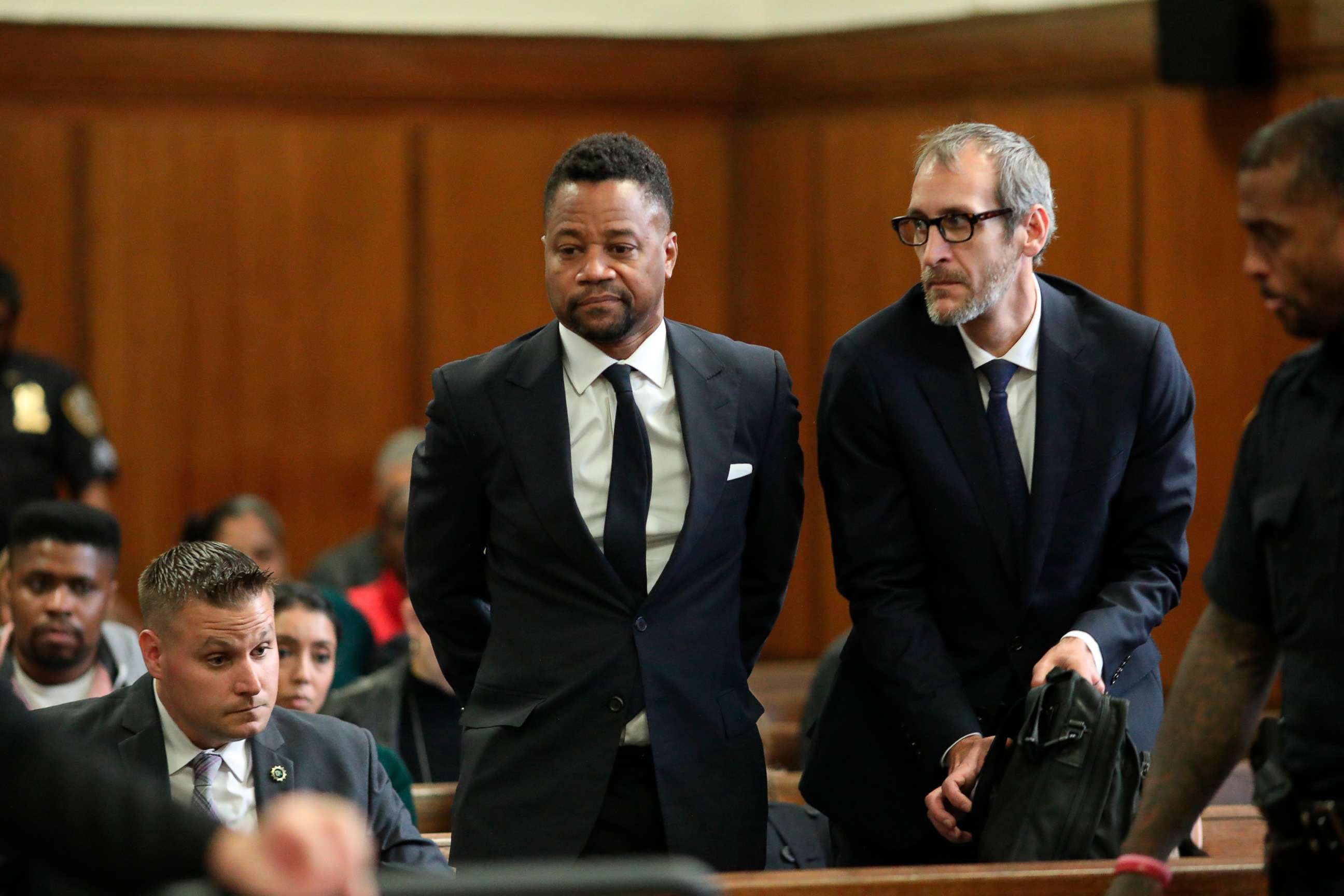 PHOTO: Cuba Gooding Jr.appears in court to face new sexual misconduct charges, Oct. 15, 2019, in New York. 