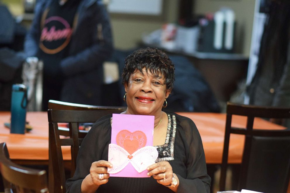 PHOTO: Students from Charles Hart Middle School surprised the seniors at Colony House, a senior home in Washington, D.C., with personalized valentines on Feb. 13, 2019.