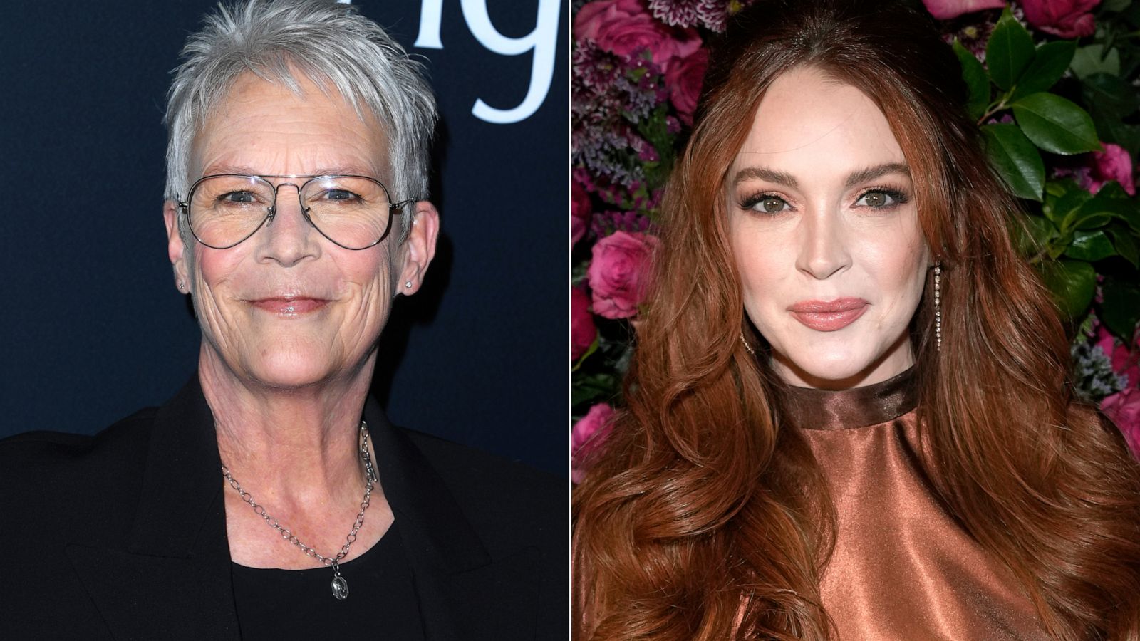 PHOTO: Jamie Lee Curtis, left, and Lindsay Lohan, right.