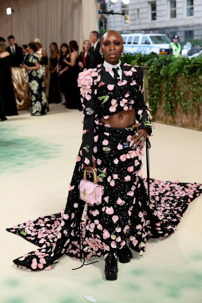 PHOTO: Cynthia Erivo attends The 2024 Met Gala Celebrating "Sleeping Beauties: Reawakening Fashion" at The Metropolitan Museum of Art on May 06, 2024 in New York City.