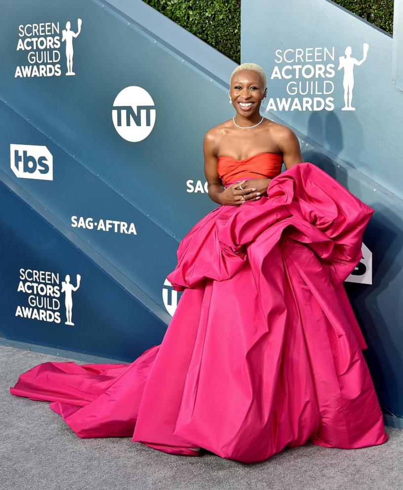 PHOTO: Cynthia Erivo attends the 26th Annual Screen Actors Guild Awards at The Shrine Auditorium on January 19, 2020 in Los Angeles, California.