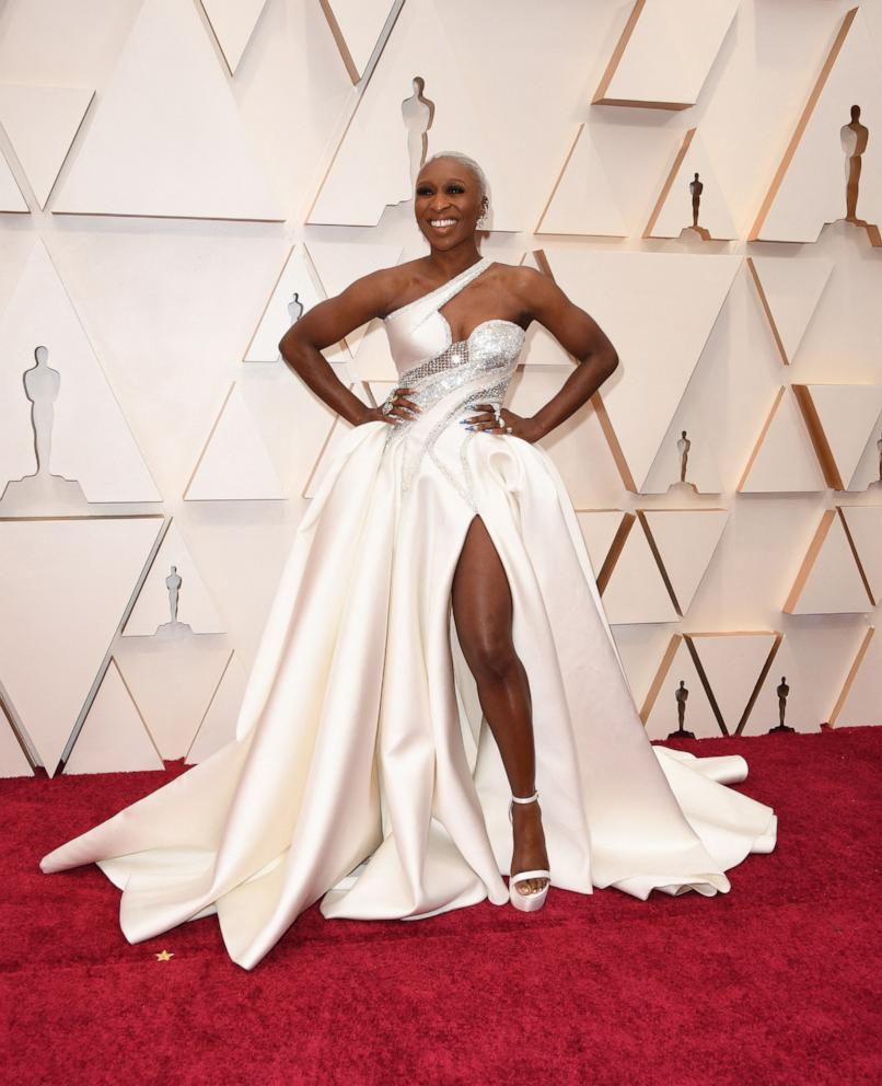 PHOTO: Cynthia Erivo arrives for the 92nd Oscars at the Dolby Theatre in Hollywood, California on February 9, 2020.