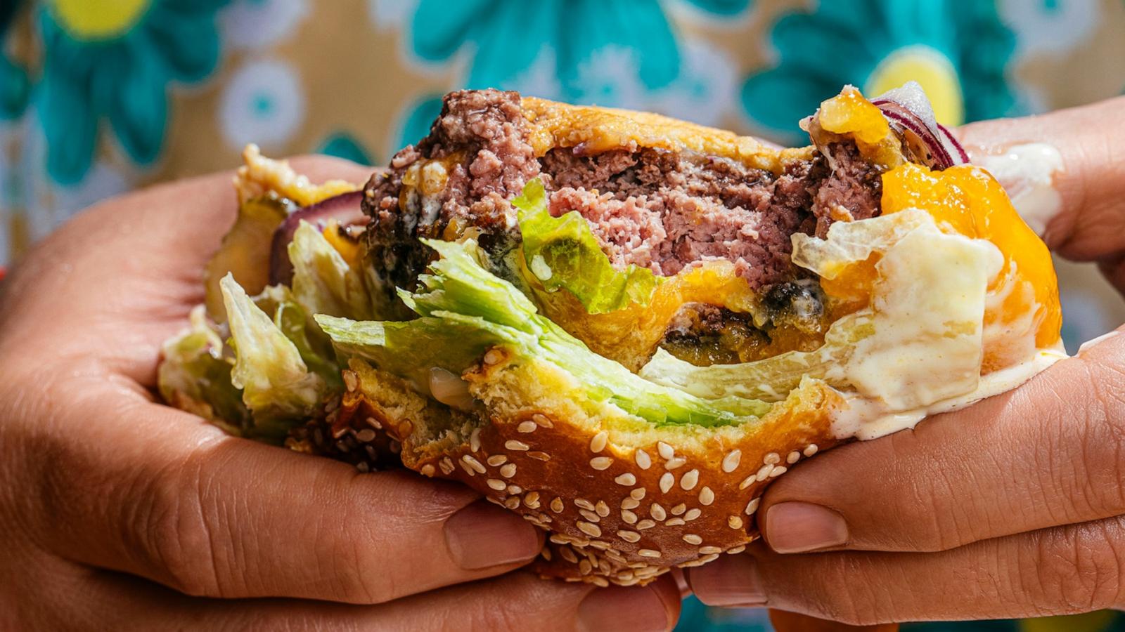PHOTO: A cheeseburger from Chef David Nayfeld's new cookbook called “Dad, What’s for Dinner?”