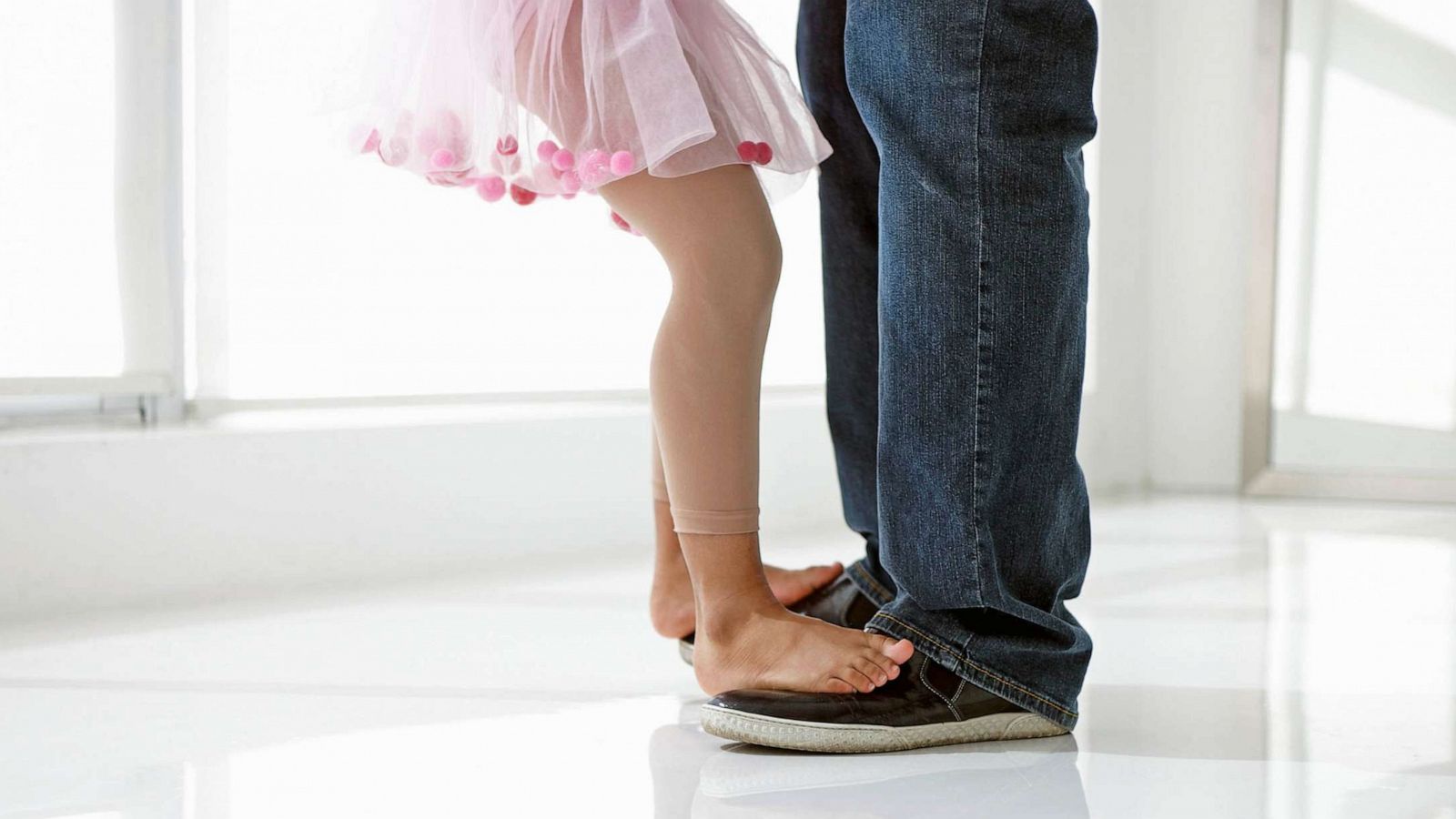 STOCK PHOTO: Father and daughter dance