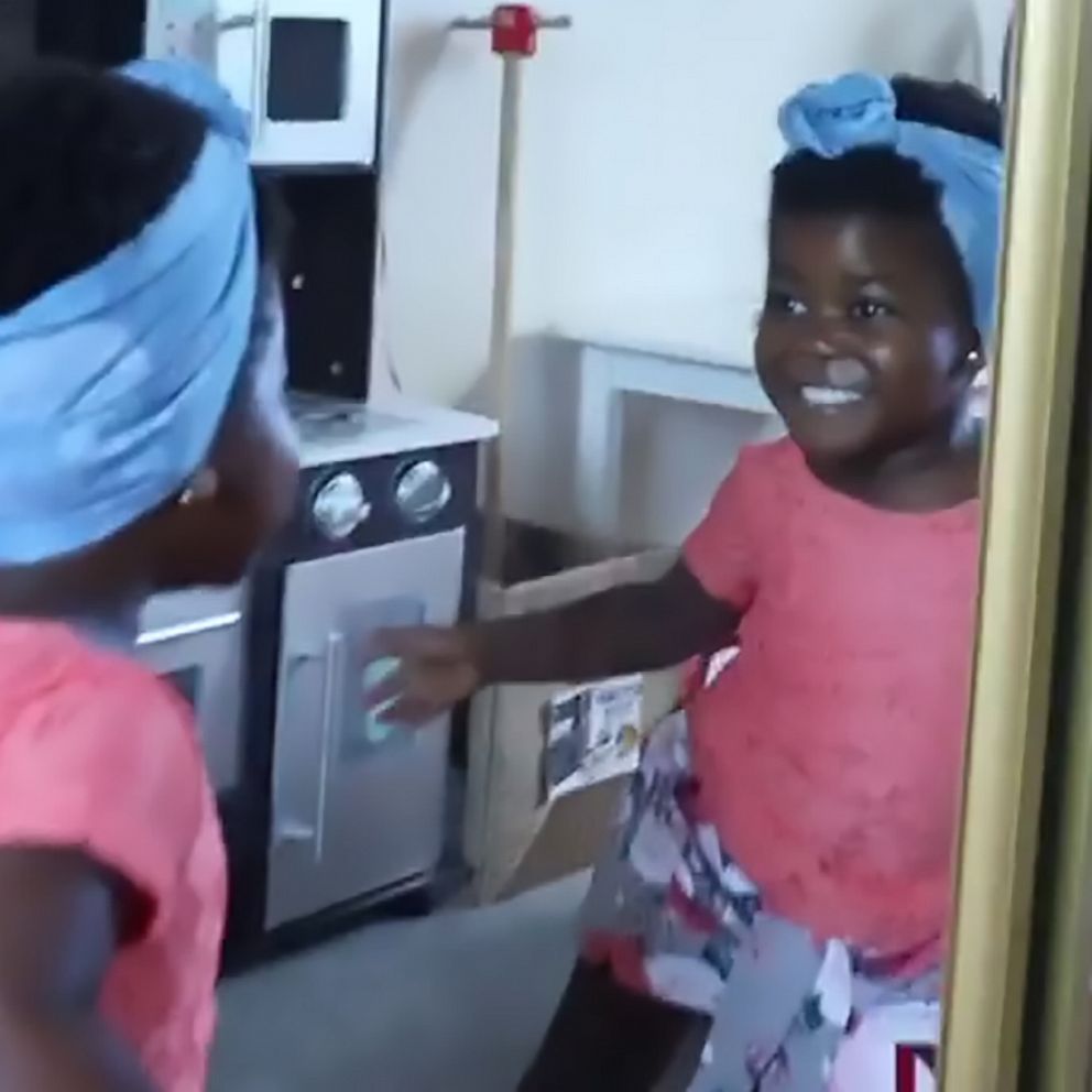 VIDEO: Confident 3-year-old helps dad style her headwrap in adorable video 