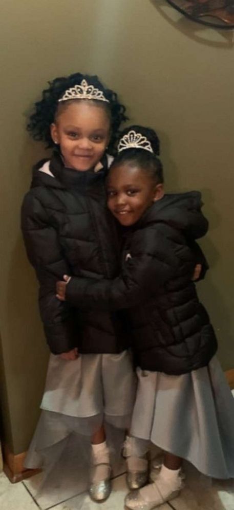 PHOTO: Sisters Nakia, 3 and Michaela, 1, were adopted by Lamont Thomas on October 17, 2019.