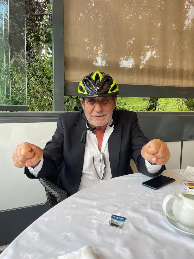 PHOTO: Alvaro Nuñez completed the Race Across America in just under 12 days, all while his father was undergoing treatment for advanced stage 4 prostate cancer.