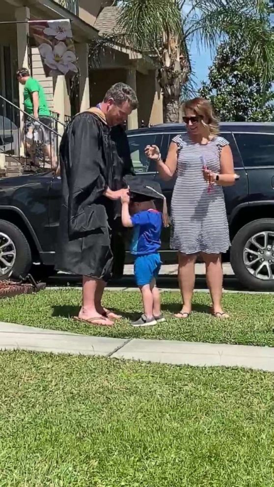 PHOTO: Sean Cosgrove of New Orleans, Louisiana, earned his degree from the Lindner College of Business at the University of Cincinnati, Ohio, on April 30. Commencement has been postponed until further notice.