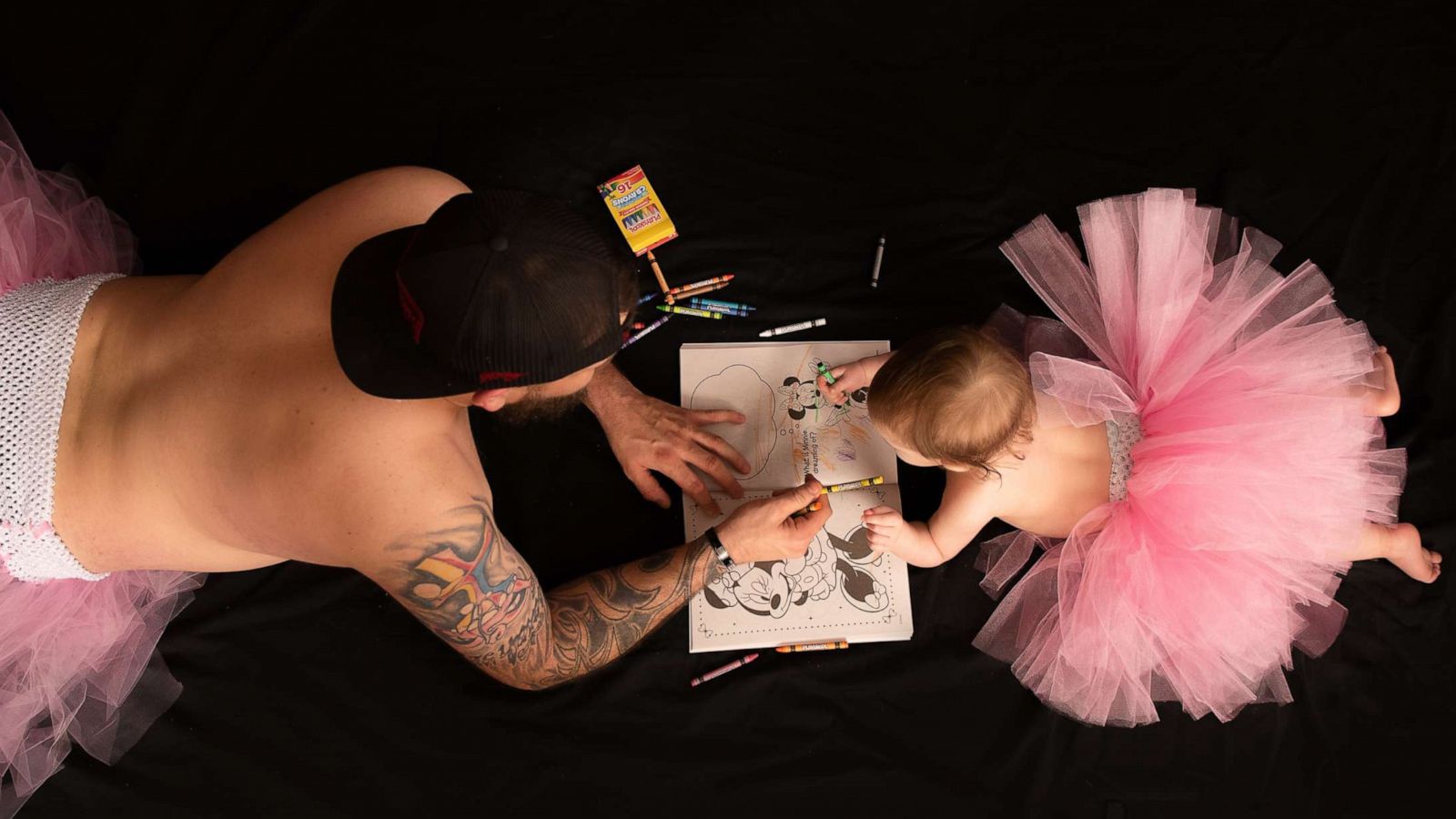 PHOTO: Casey Fields of Kilgore, Texas, and his daughter Lyla, 1, participated in the photo session shot by Jenn Floyd Photography.