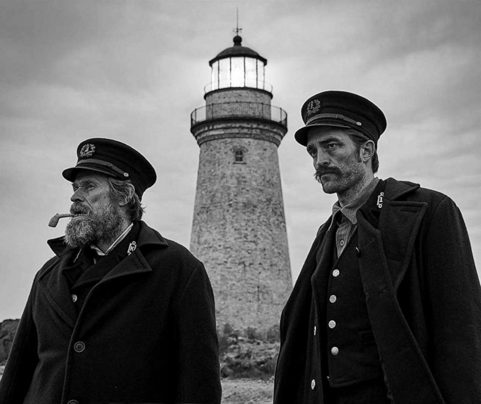 PHOTO: Willem Dafoe and Robert Pattinson in a scene from "The Lighthouse."